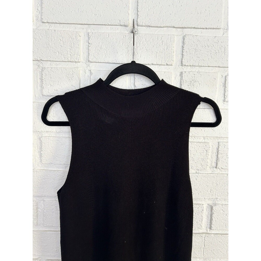 Freshman 1996 Dress Black Long Womens Large Sleeveless Rayon Polyester